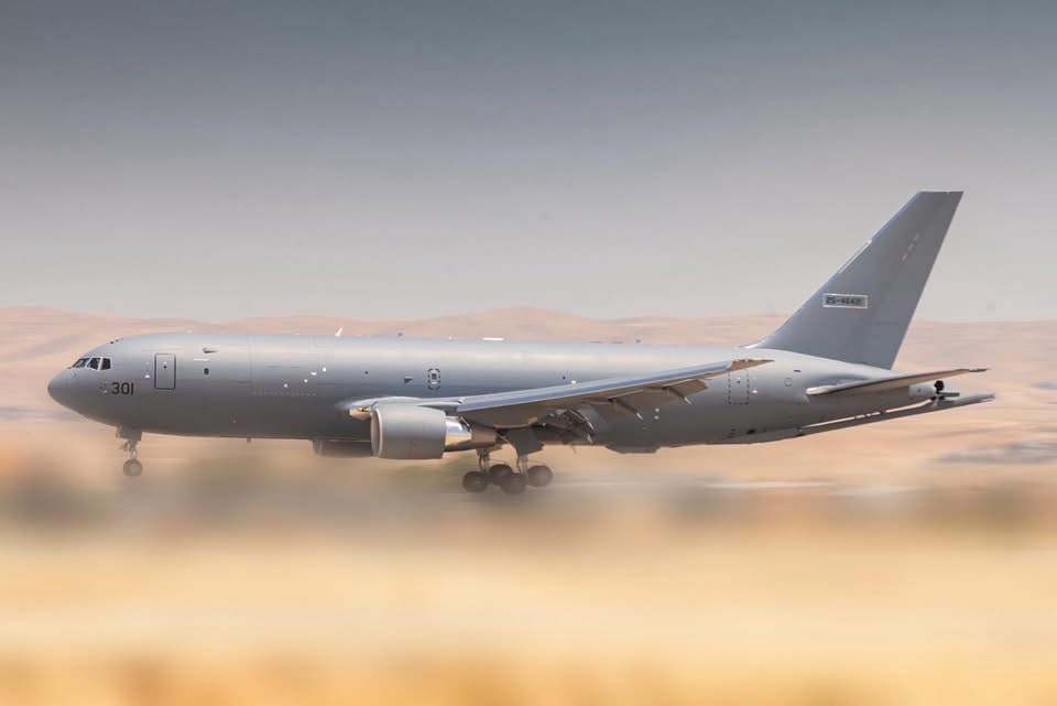 以色列空军（IAF）首架KC46抵达以色列完成交付军用飞机信息汇第120“沙