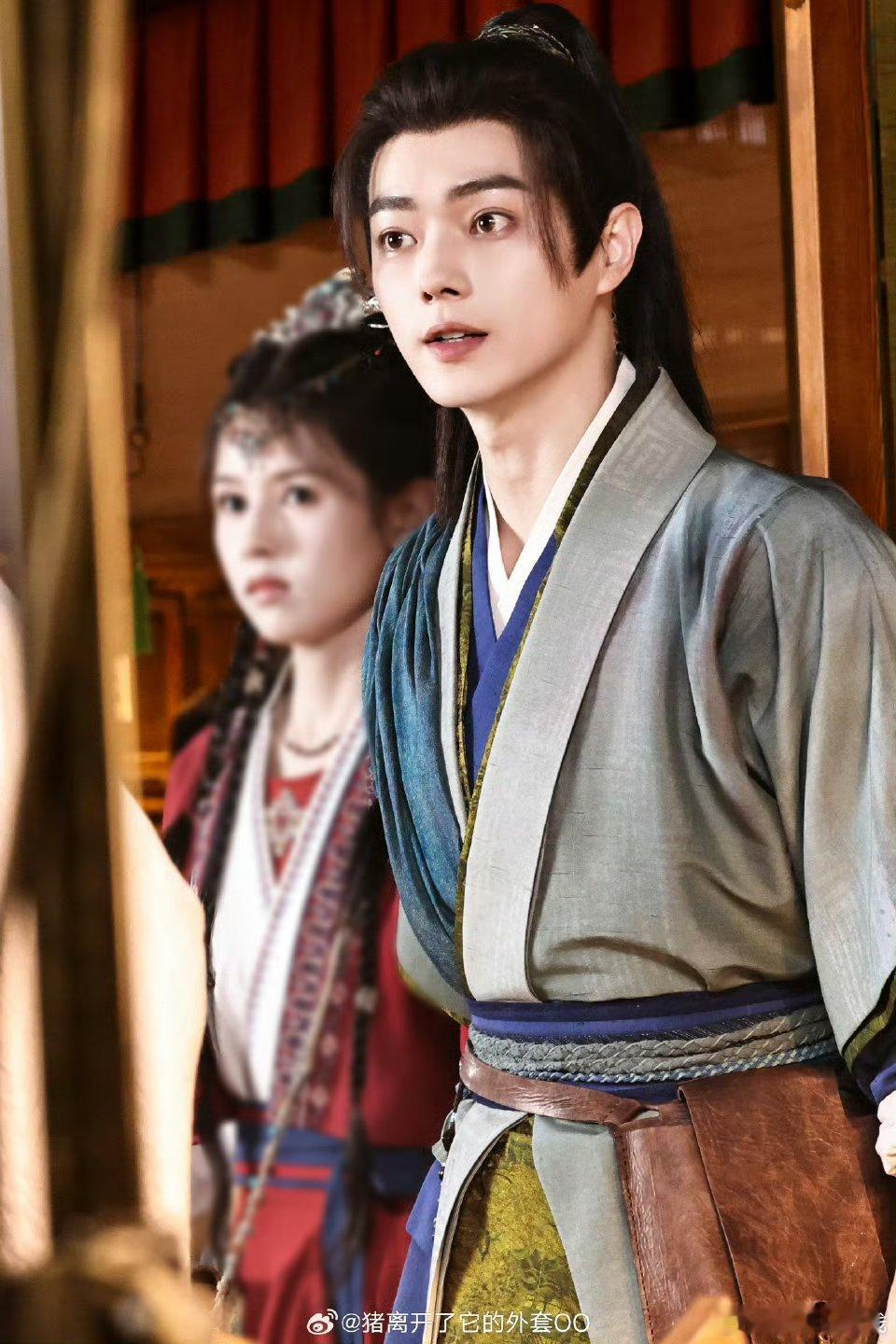 许凯在电视剧《天都异闻录》新路透，书生造型的史无名，生图状态看起来很是带感