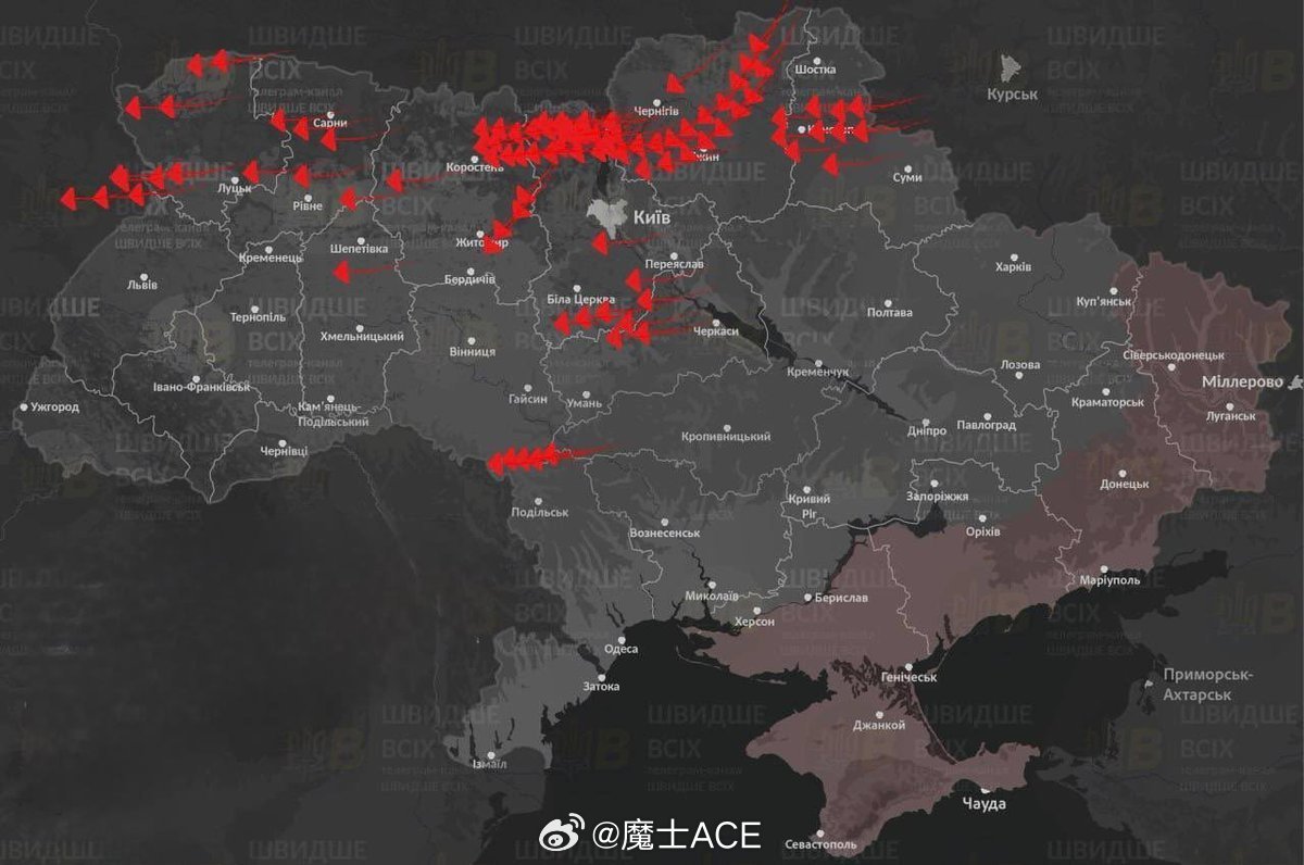 9月9日晚，俄罗斯对乌克兰再度发动超级规模的无人机空袭！然后，根据波兰方面的报到