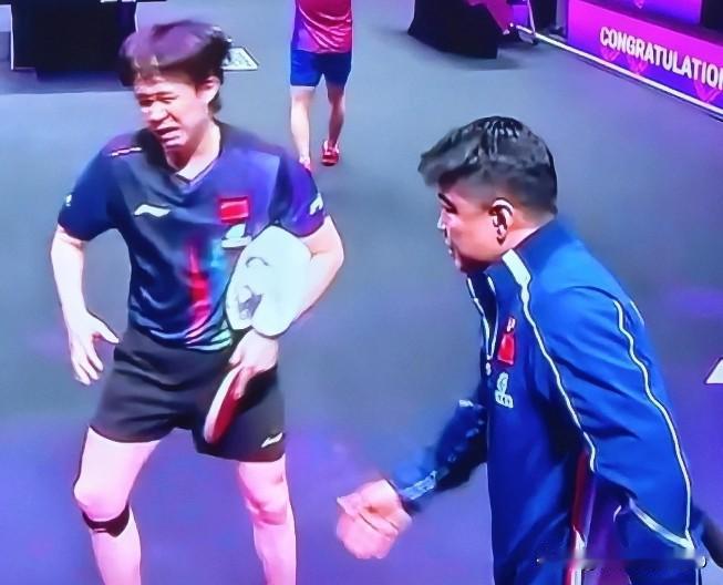 王楚钦有伤，挣扎着打完松岛辉空。八分之一决赛大战弗朗西斯卡，我们只看到他打的潇