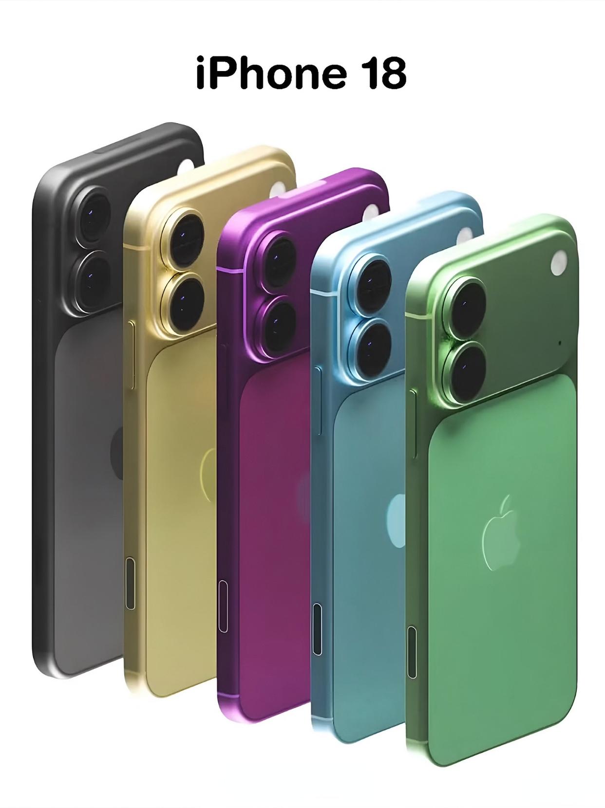 iPhone18标准版要来了，哪个颜色好看？再过几个月苹果就要发布iPhon