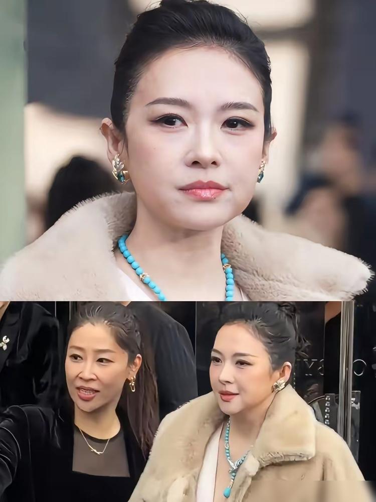 别再说章子怡老了，她那张脸根本不是衰老，是医美填塌了。你仔细看她最近的照片