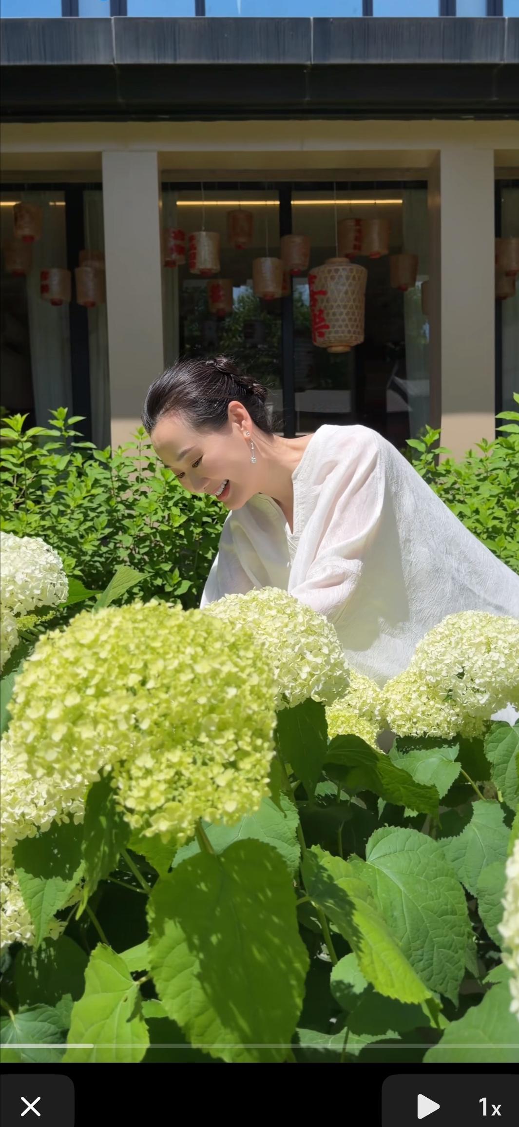 只有财富自由了才有这样的美好，妥妥神仙般的日子！林依轮老婆，住着超大的私家庄园，