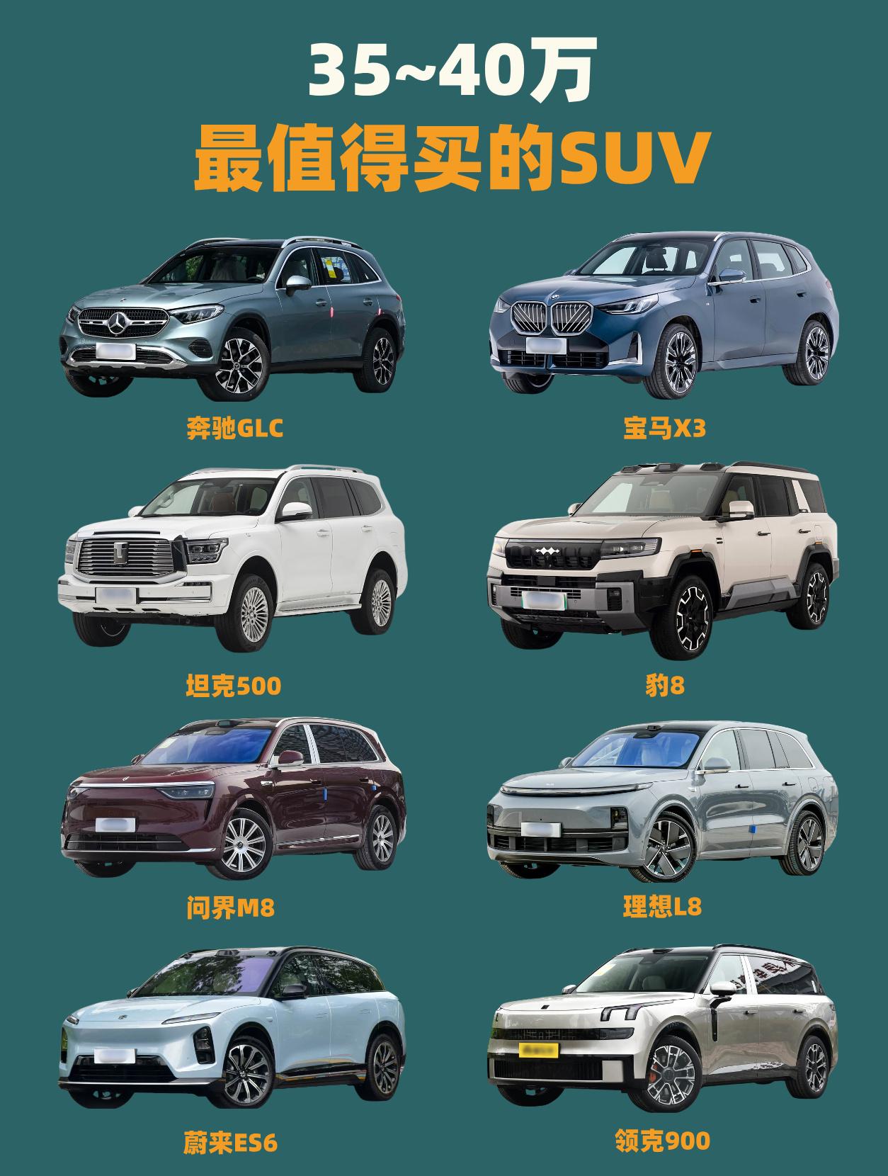 🤔35～40万预算买SUV，怎么选？