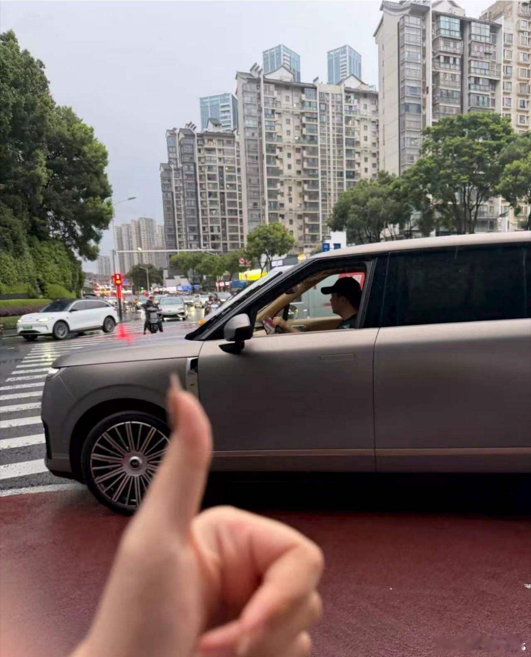 据网友发帖，两名女生冒雨赶高铁，车在高架爆胎，救援等不来，只能拎行李在雨中步行下