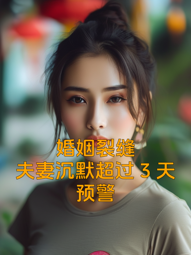 婚姻裂缝：夫妻沉默超过3天预警