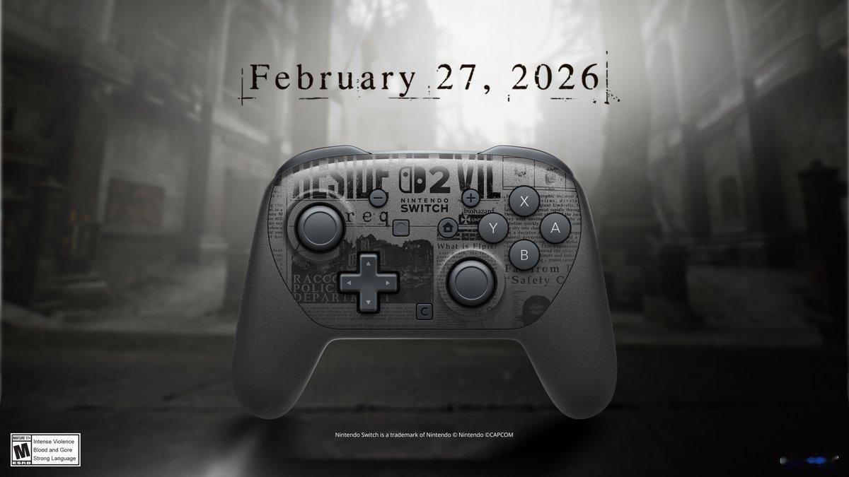 【《生化危机9》Switch2Pro限定手柄公布，还有首个amiibo】卡普