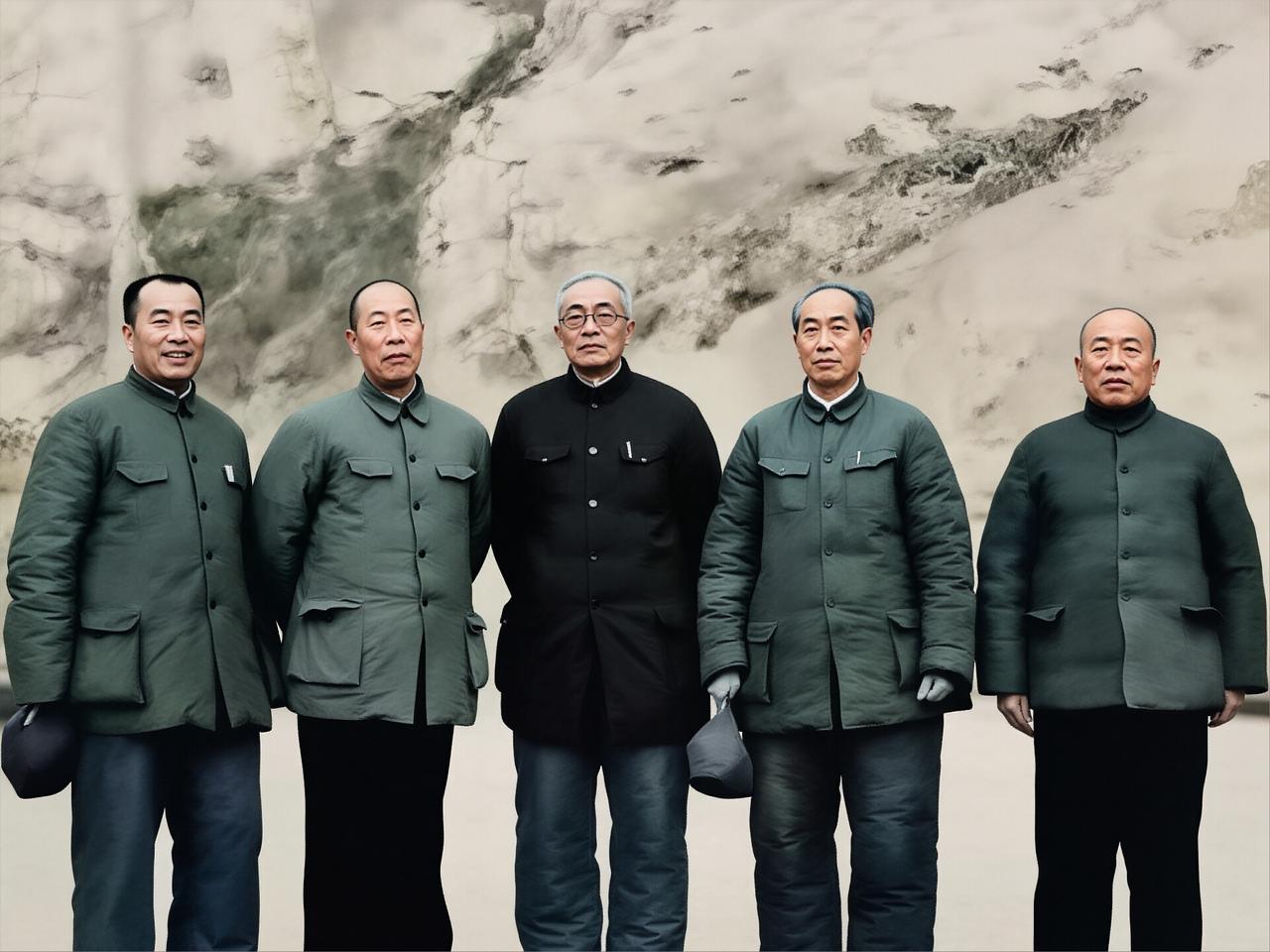 五位老前辈当中，你们能认出几个？能认识3个，都是历史大神级别了