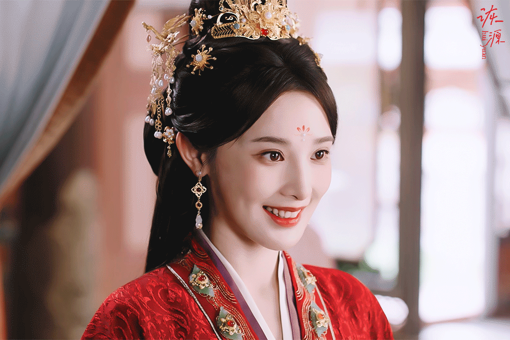 彭小苒《凤凰台上》凌苍苍/动图EP25-01红衣-哄公主笑这段好漂亮！