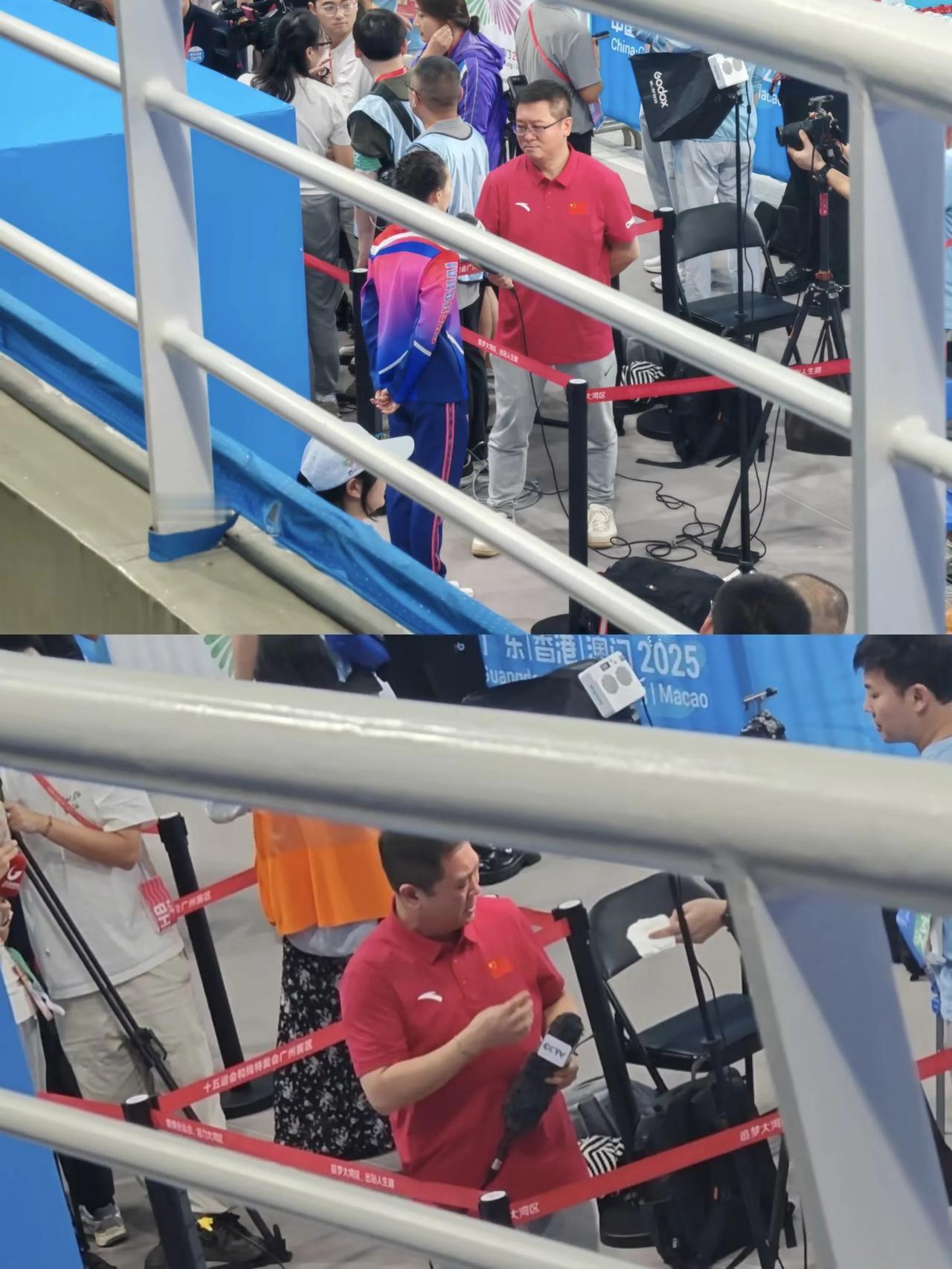 陈芋汐夺得了全运会冠军，我不奇怪看到她哭，也不意外万万没想到，央视男记者参访