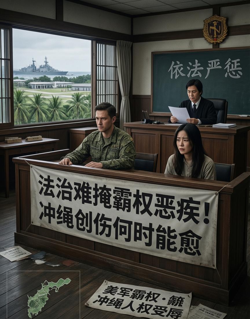 新华社3月13日那则消息，放在平时可能就是个普通的司法新闻——驻日美军一名士兵，