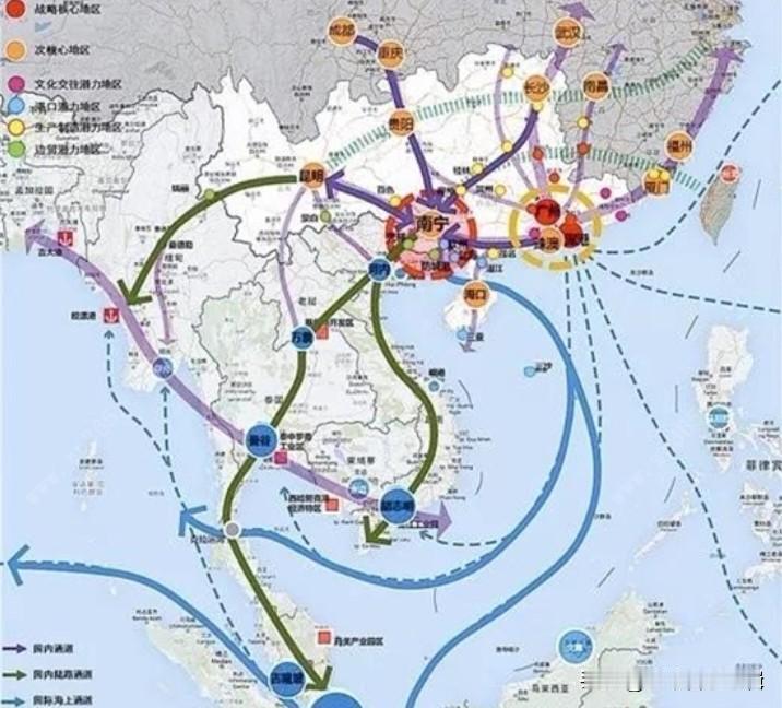 首府资源集聚南宁是最大的优势之一，广西的行政、金融、科教、交通、医疗资源的中心汇
