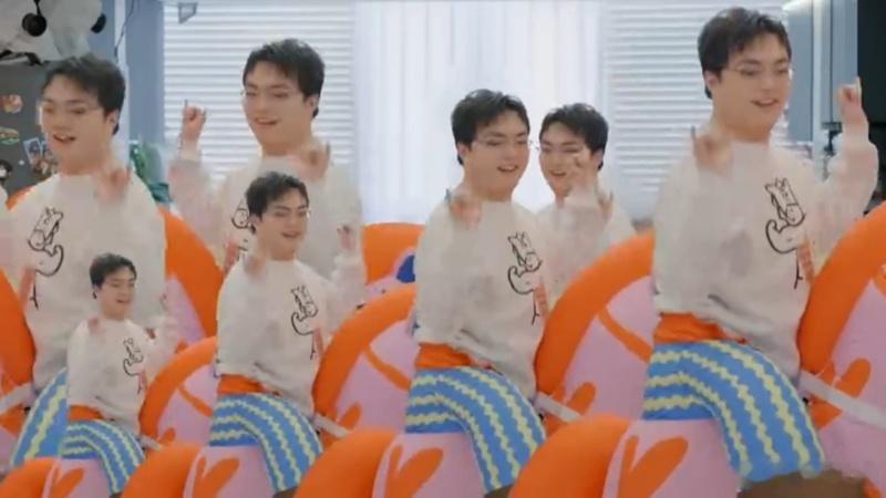 鹿晗崩溃先找邓超邓超陈赫的歌比鹿晗多哈哈哈哈哈鹿晗满心期待看林树表演，结果被吓