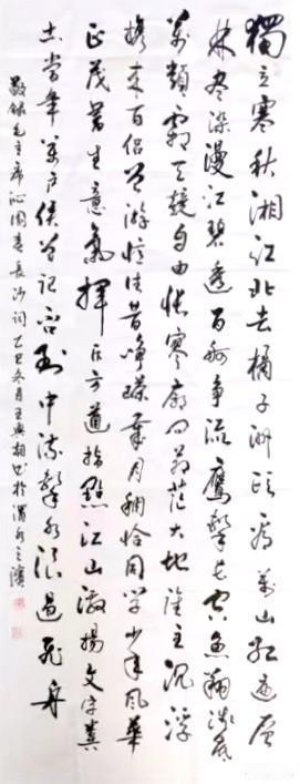 晒晒你的书法佳作王兴朝书法毛主席诗词