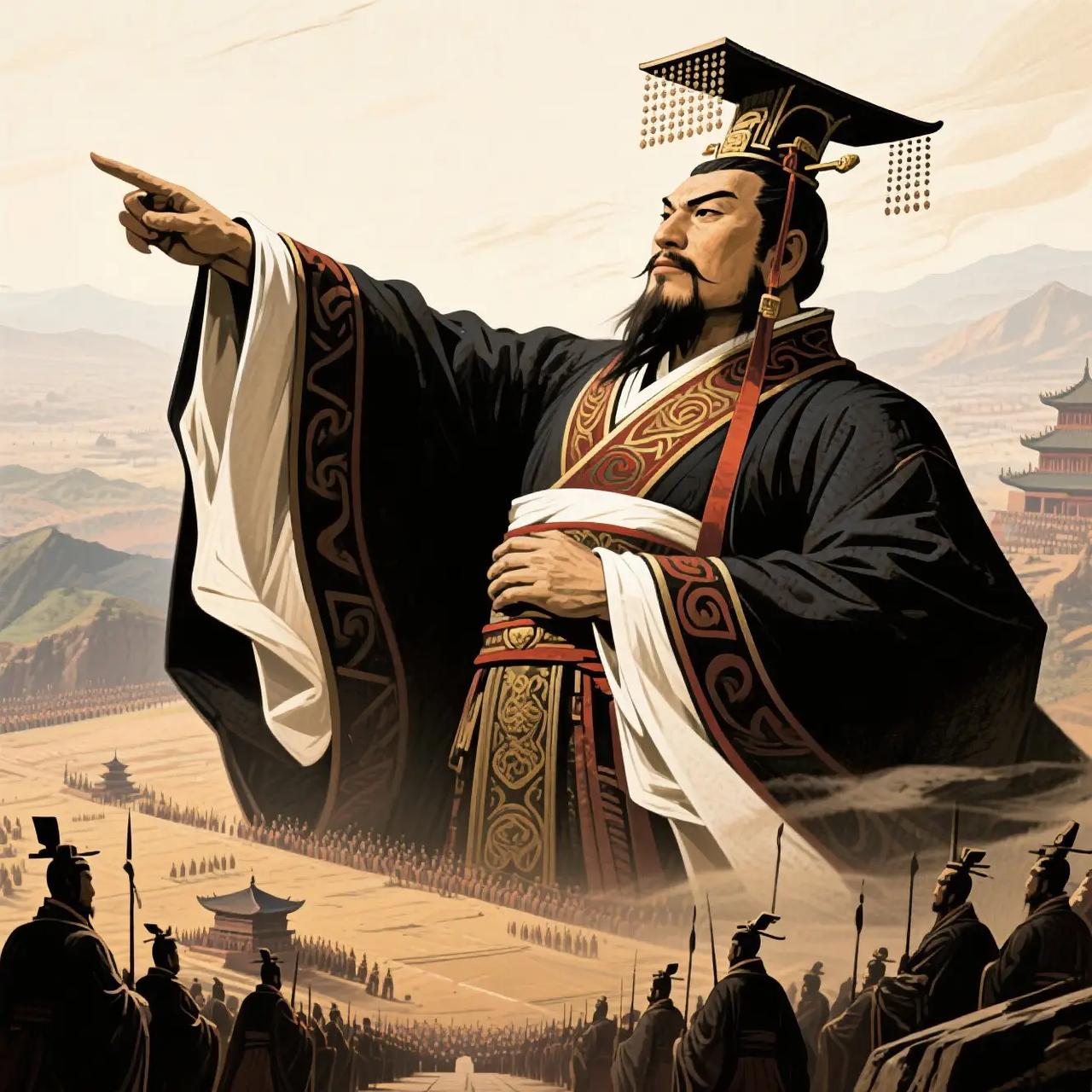 公元前221年，秦王嬴政把六国的最后一块版图踩在脚下，建立了中国历史上第一个大一
