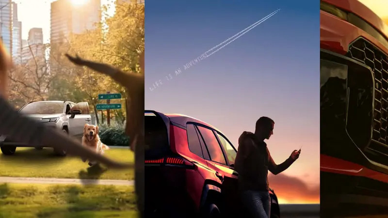 车若初见新一代RAV4，明天发布，提前看看是怎么个事儿。预告图不全，能