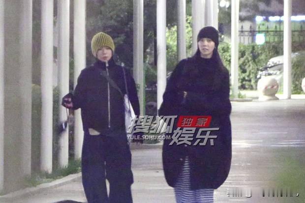 网友在巴黎偶遇了窦靖童和宋妍霏……