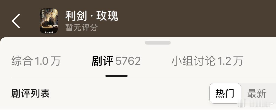 热巴新剧《利剑玫瑰》超十万人db评分，起码有十分之一都是一星，好炸裂，被团建了吗