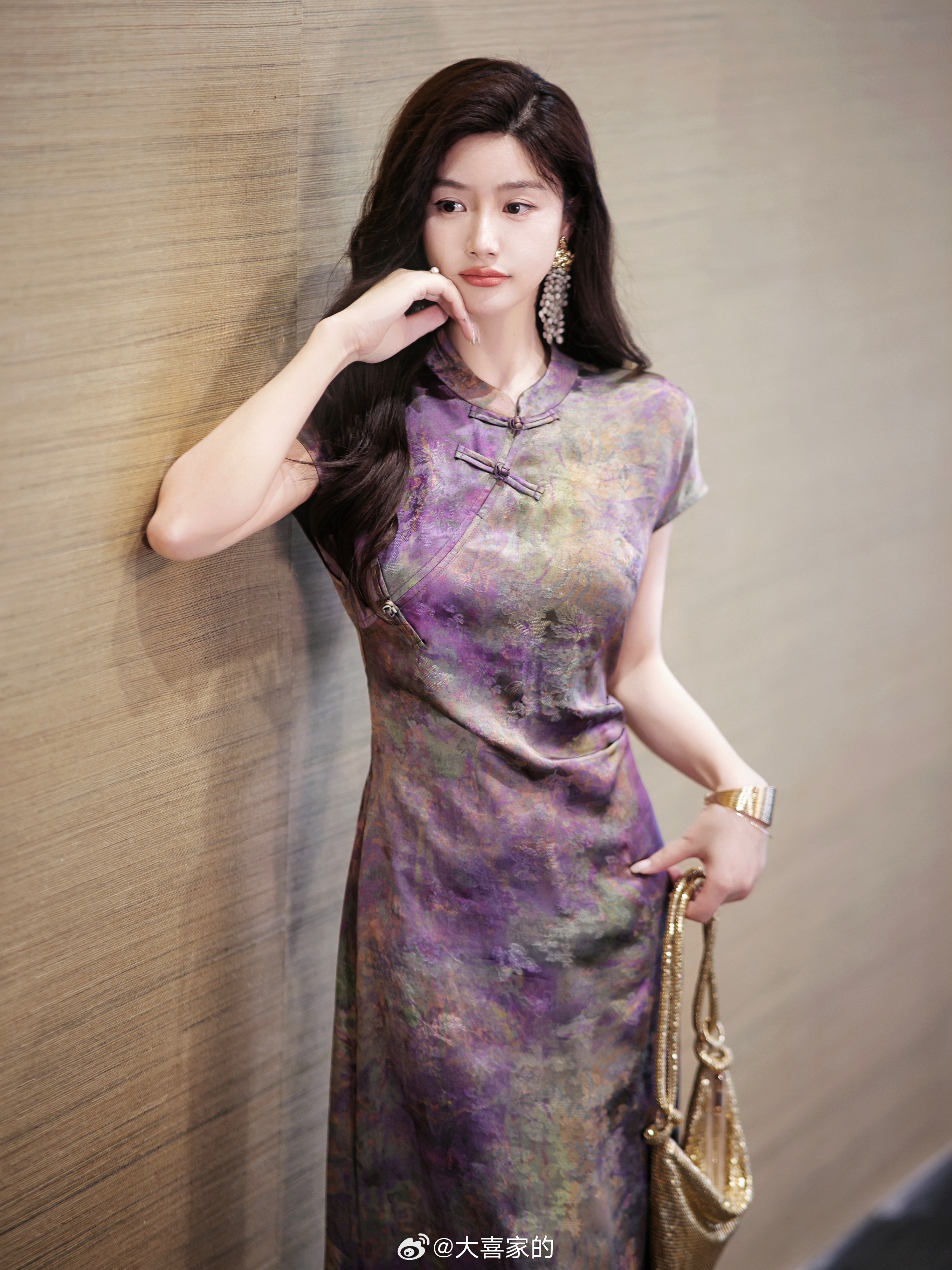 今天是国风美人来的～100人丝顺滑细腻这堪比真丝的光泽再有精致提花加持太有