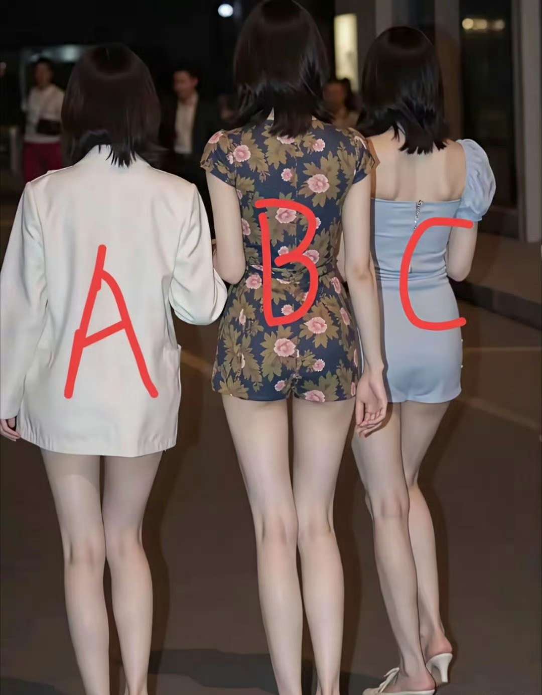 如果让你看背影选老婆，你会选哪一个？