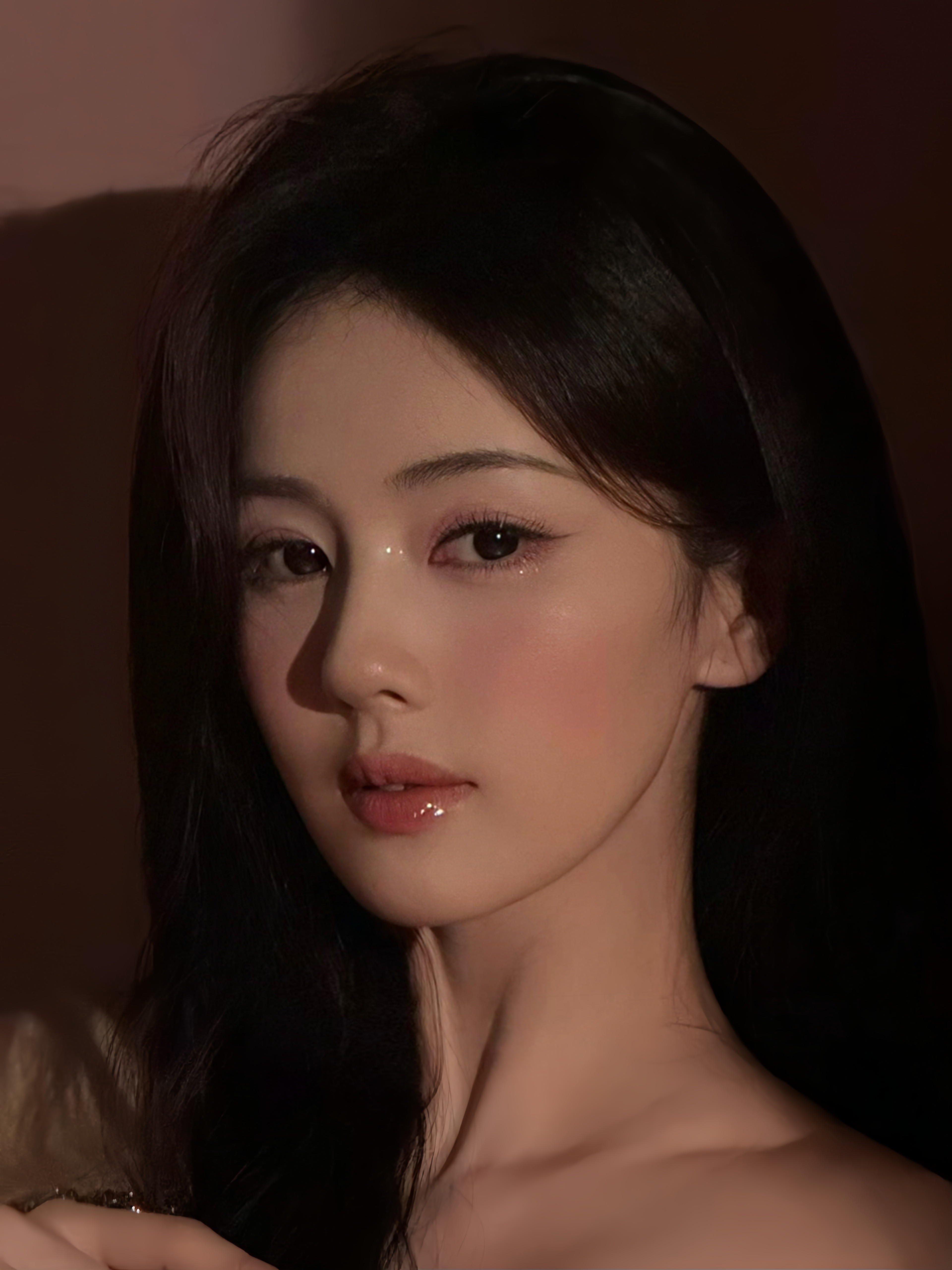 看呆了这张白鹿未免也太嫩了….​​​