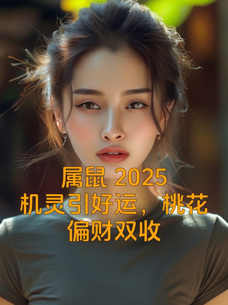 属鼠2025：机灵引好运，桃花偏财双收