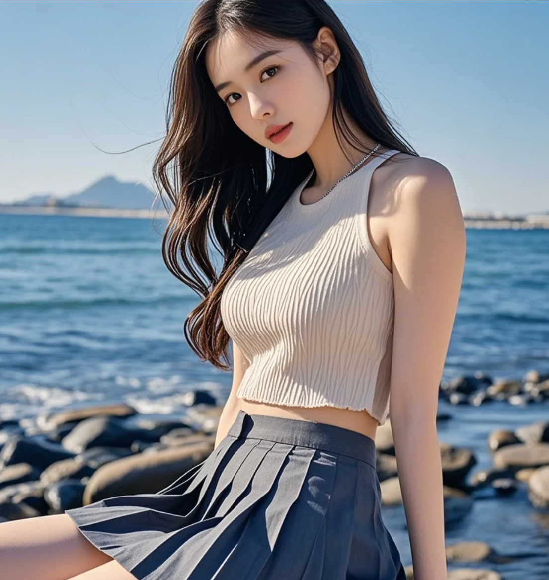 如果现在你在我身边，我会不会借着海风的勇气牵你的手
