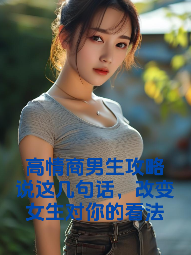 高情商男生攻略：说这几句话，改变女生对你的看法