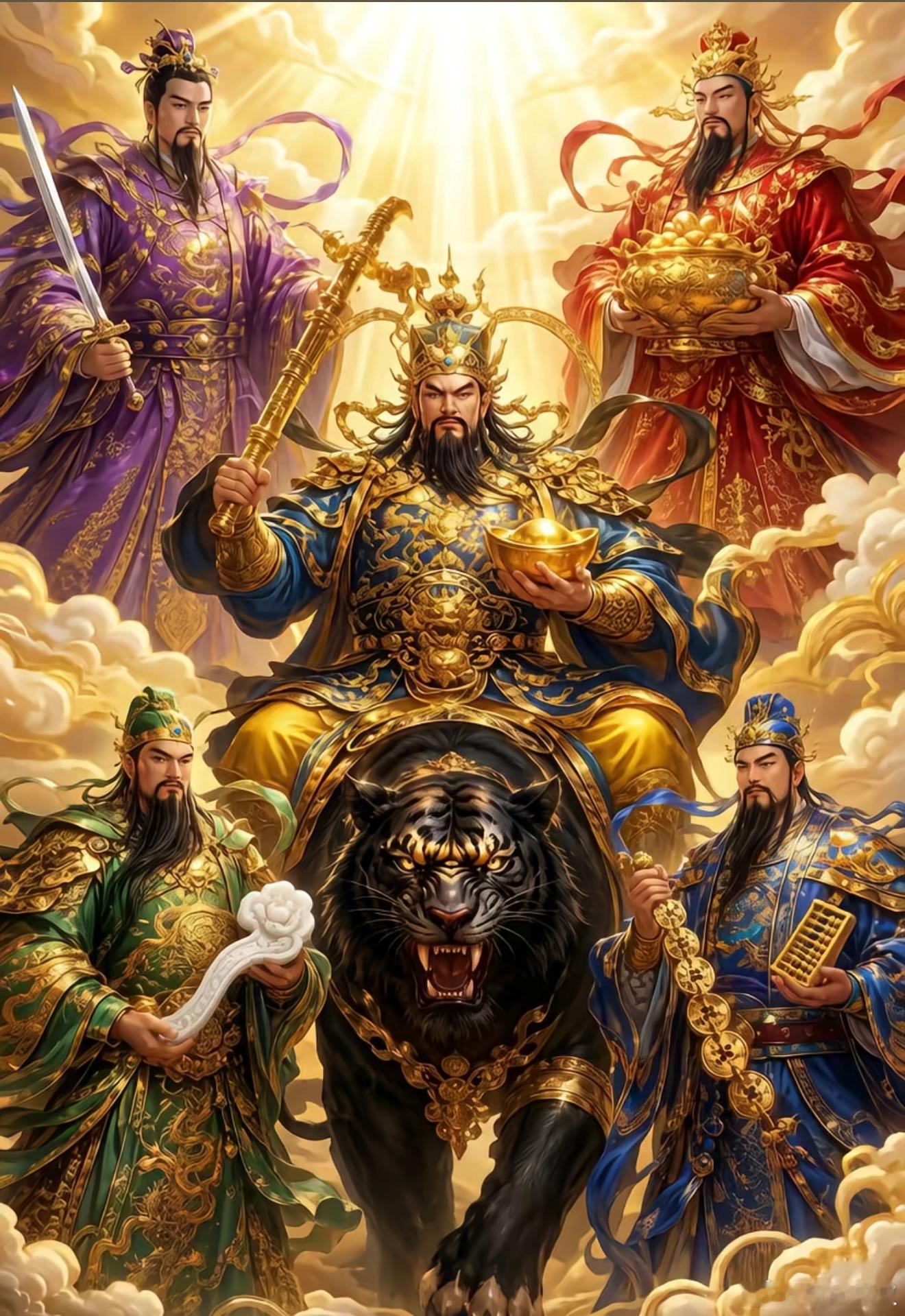 财神到🙏，金辉入户驱散穷气，扫除往年投资亏损霉运，贵人携商机登门相助，事业薪资