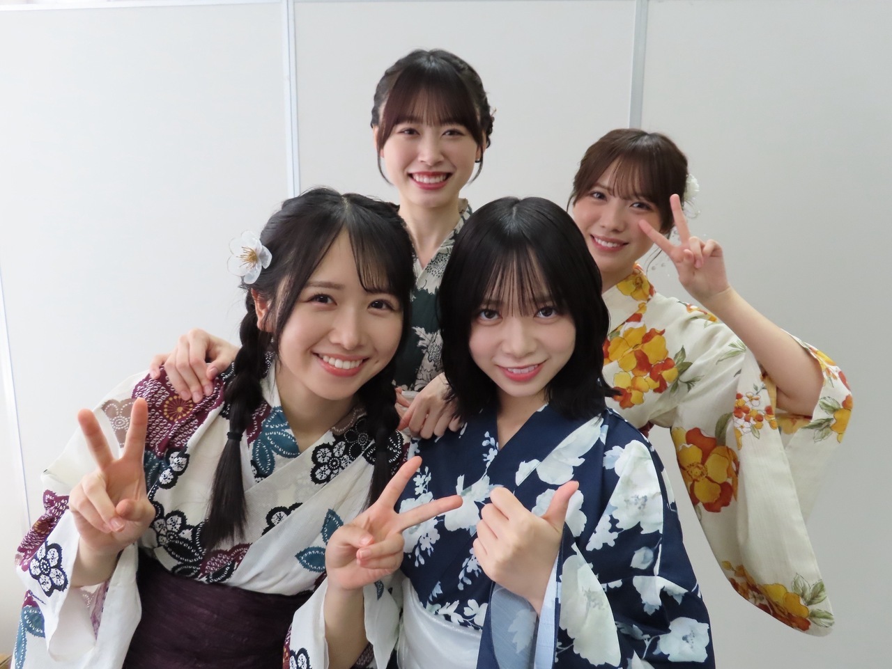 まりぃちゃん「そうそう、東京でのリアルミーグリに続き京都でも浴衣を着ました！オレ