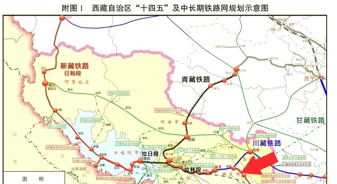 波密至然乌铁路施工图中标审核，滇藏通道建设再提速2025年7月5日，新建波密至