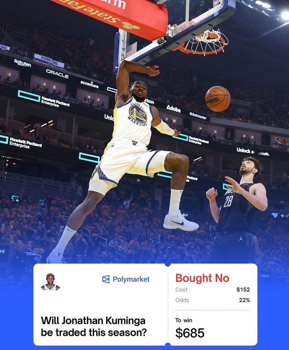 Ploymarket更新预测：吉米·巴特勒遭遇赛季报销的ACL伤病后，乔纳森·库