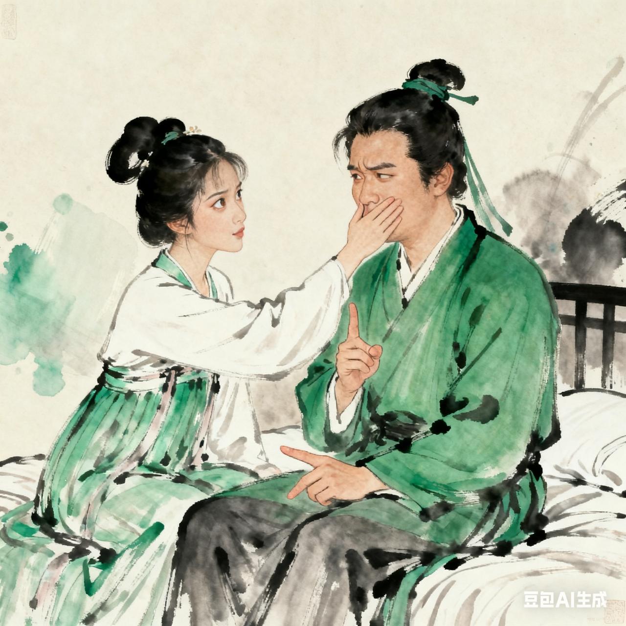 古代夫妻搞笑段子有对夫妻刚成亲不久，夜里丈夫翻来覆去睡不着，妻子问：“你咋还