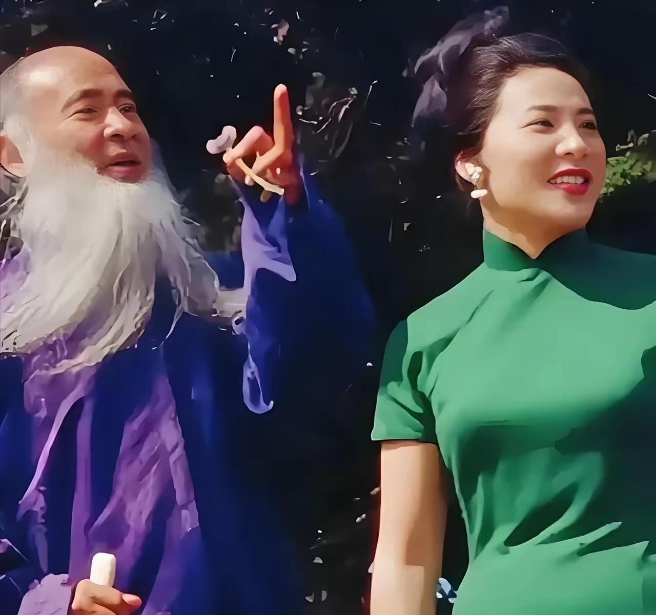 1945年，张大千收了女儿的同学徐雯波当徒弟。画技还没见长，徐雯波的肚子先大了。