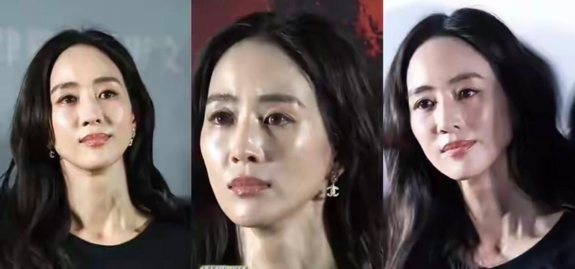 当镜头怼到张钧甯脸上，想扒出点43岁的“真实现状”时，所有人都沉默了。那不是没