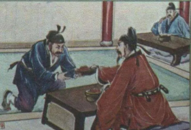 西晋末年，赵王司马伦的宴会上，众人正大快朵颐地吃着烤肉，没想到宾客顾荣发现一旁侍