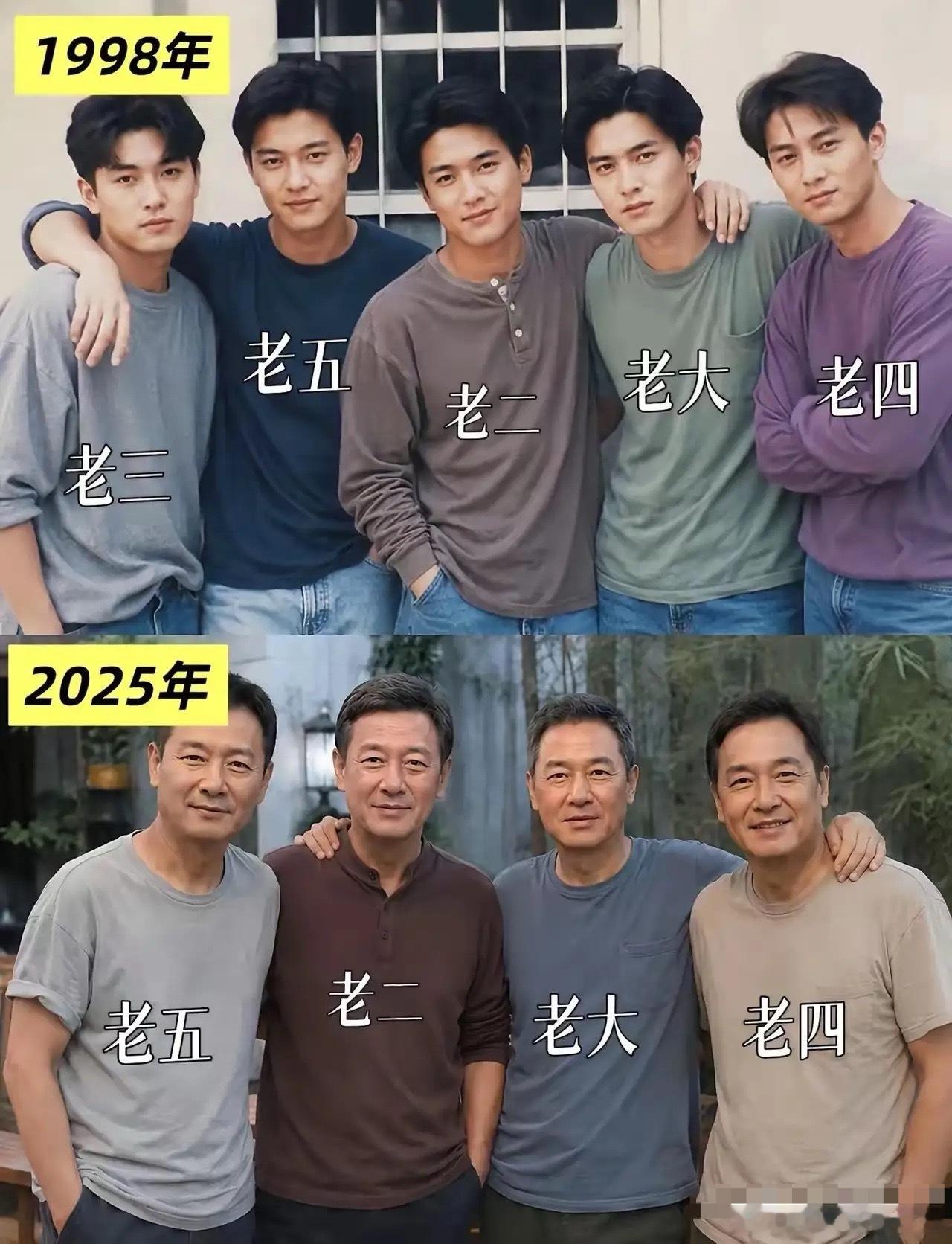 不得不承认，这兄弟几个是真帅啊。