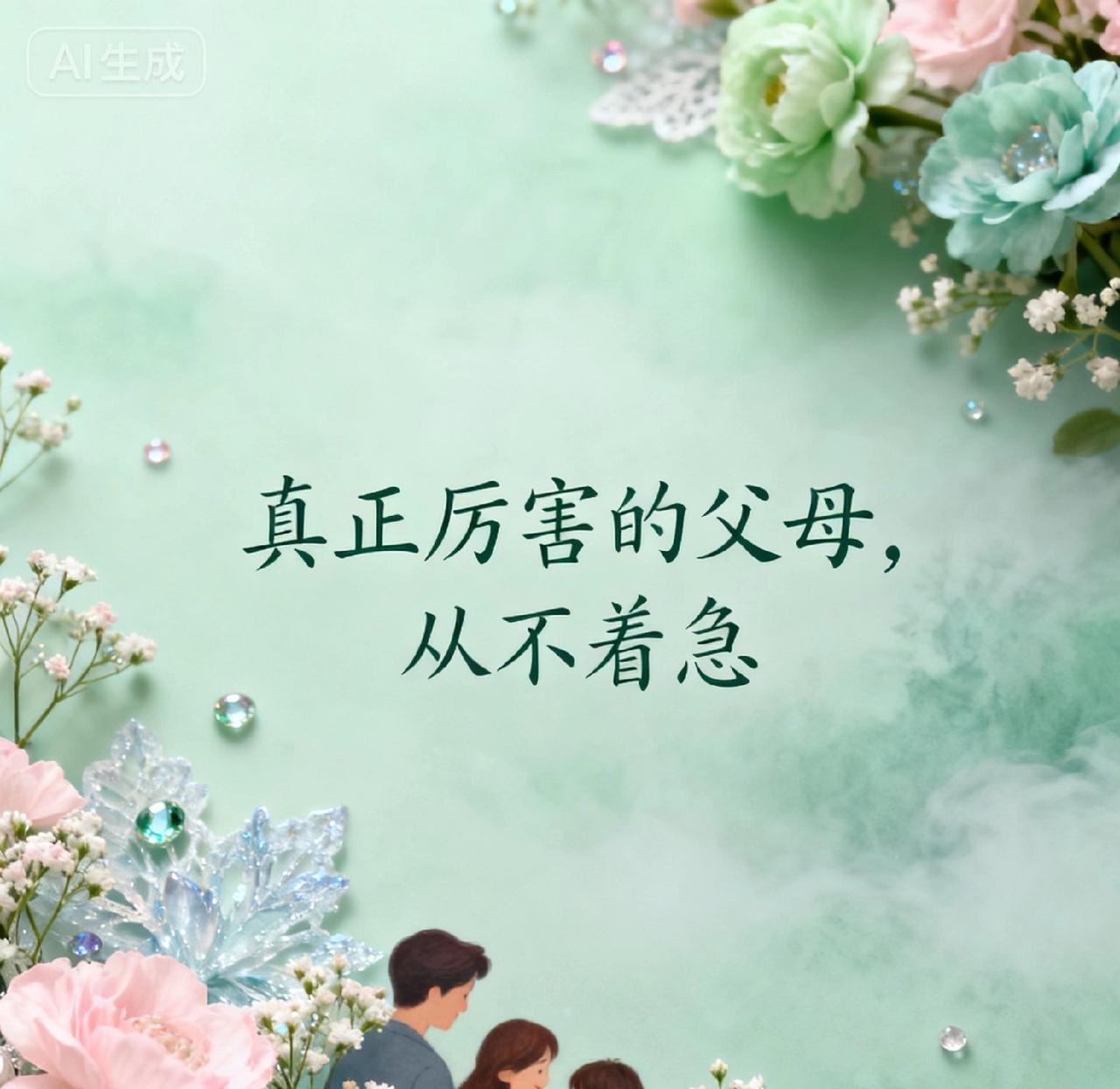 真正厉害的父母，从不着急你有没有发现，那些孩子反而发展得更好的家庭，父母往往都