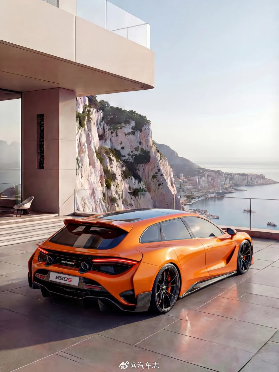 迈凯轮850S假想图，超跑旅行风格感觉不错啊