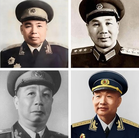 这四位开国将军在一块，你会想到什么？他们都是毛主席一手培养起来的爱将，都对毛主席