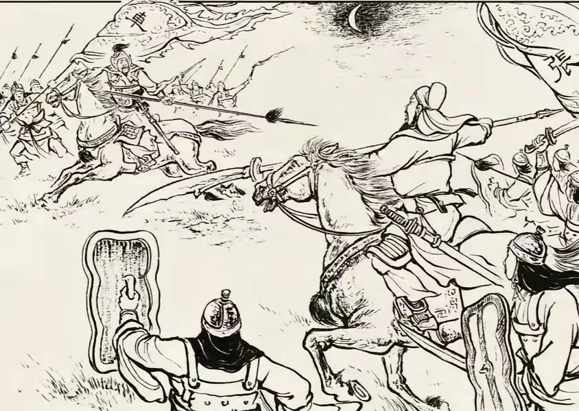 万箭齐发，一刀被斩。 他是曹操的徐州守将，奉命要将刘备杀死在徐州。 本...