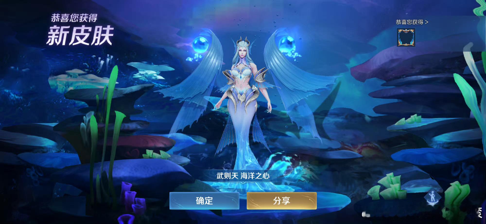 感谢小王，周年庆让我领到了免费的皮肤！还真不赖呢！