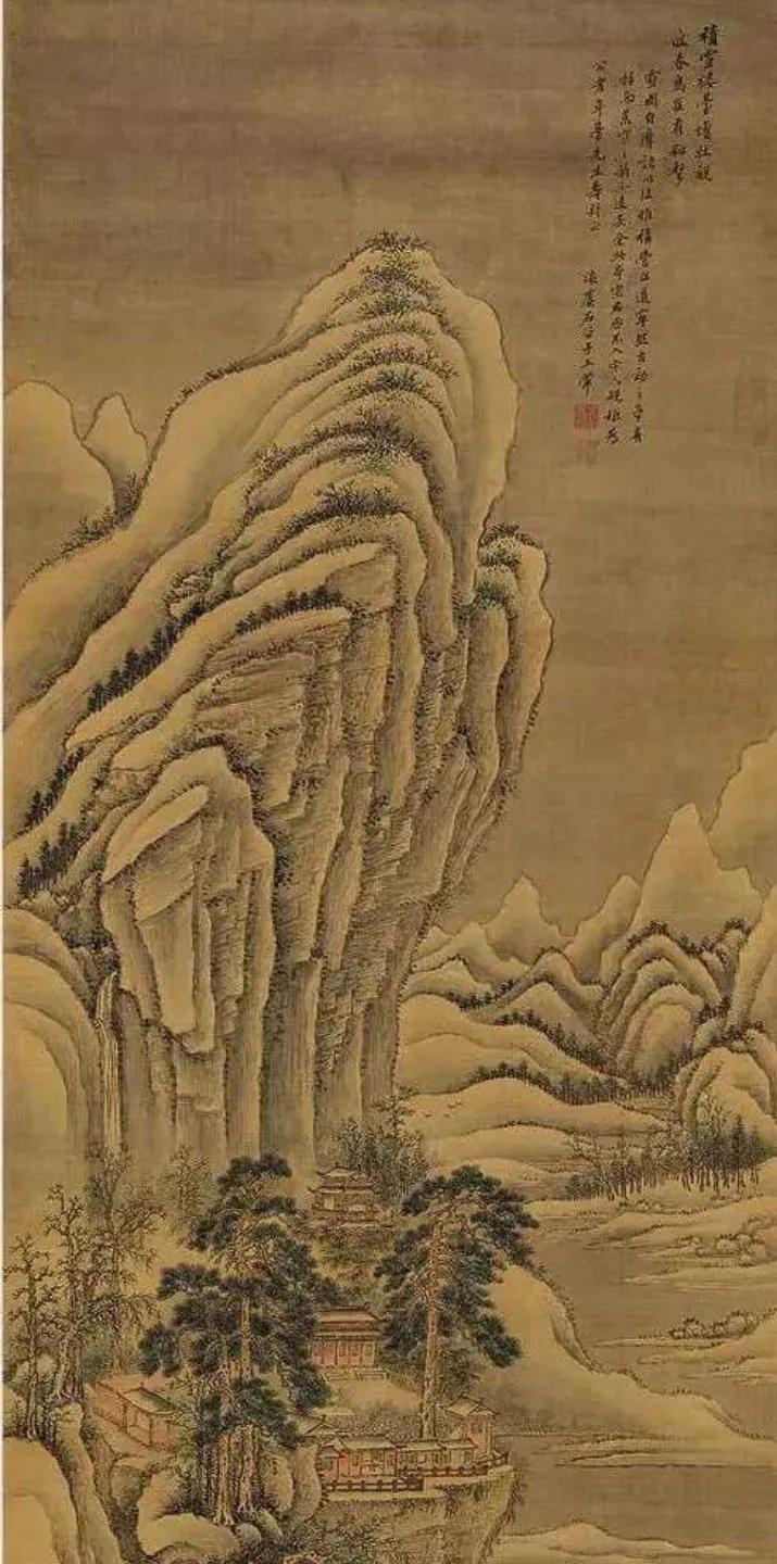 在东方艺术的瑰丽长卷中，王翚的《春夏秋冬四屏》堪称惊艳绝伦的佳作。这组立轴作品以