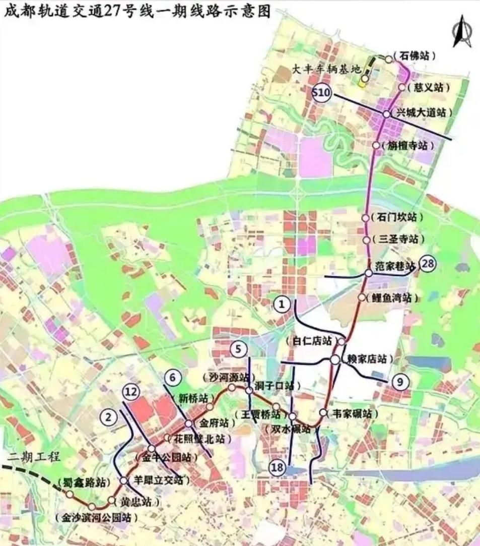 关于成都地铁27号线客流较少的原因可能是多方面的，需要结合城市发展、线路规划和居