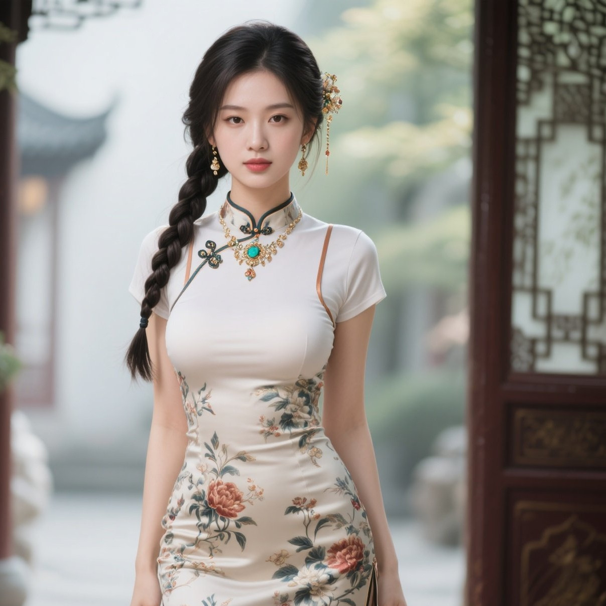 旗袍裹出玲珑韵，丰腴才是真美人