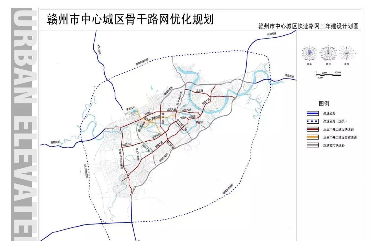 赣州快速路突破127公里，形成闭环，在江西地级市中名列前茅，甚至超过一些省会城市