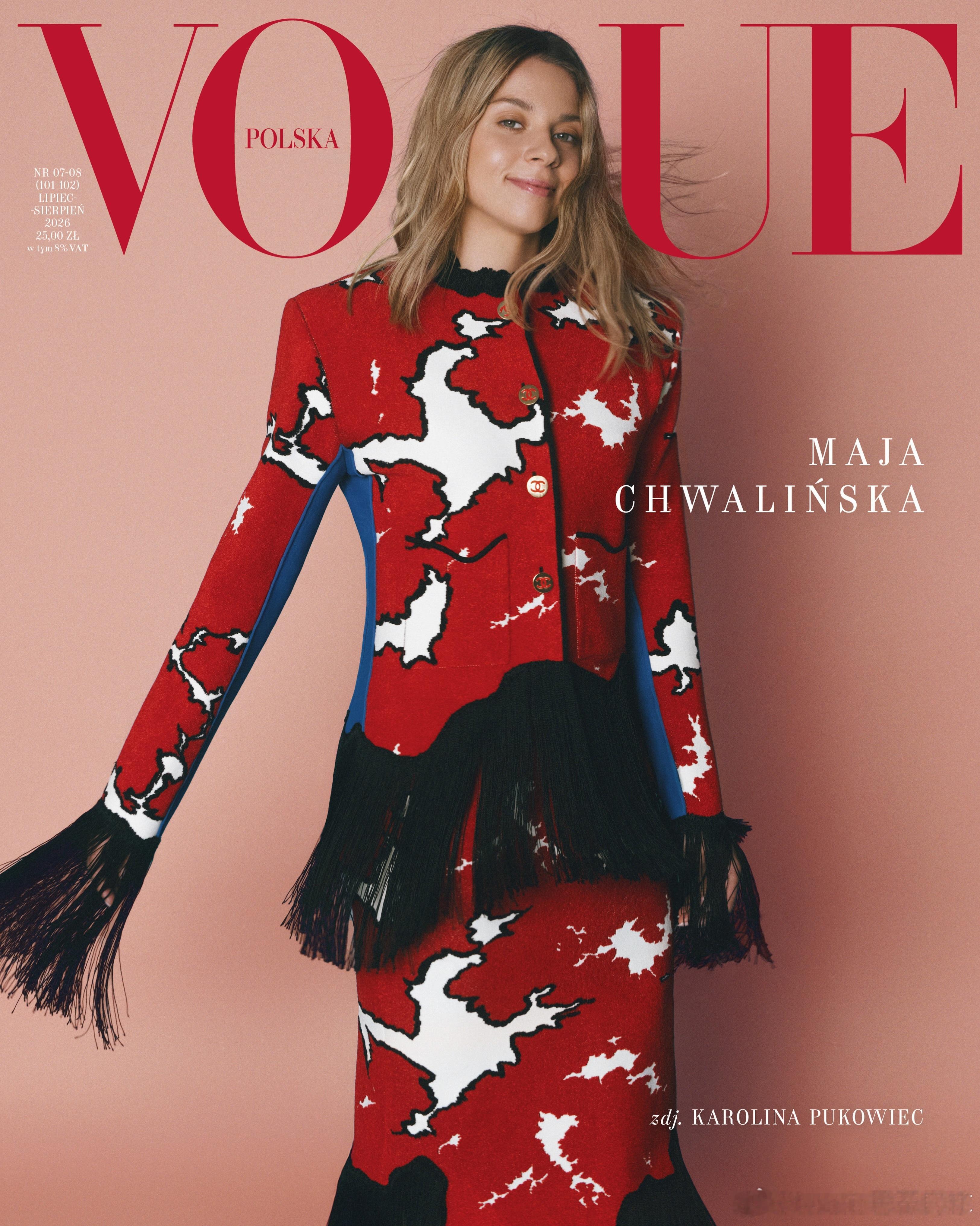 赫瓦林斯卡🇵🇱登上波兰vogue波兰vogue：“《VoguePolska