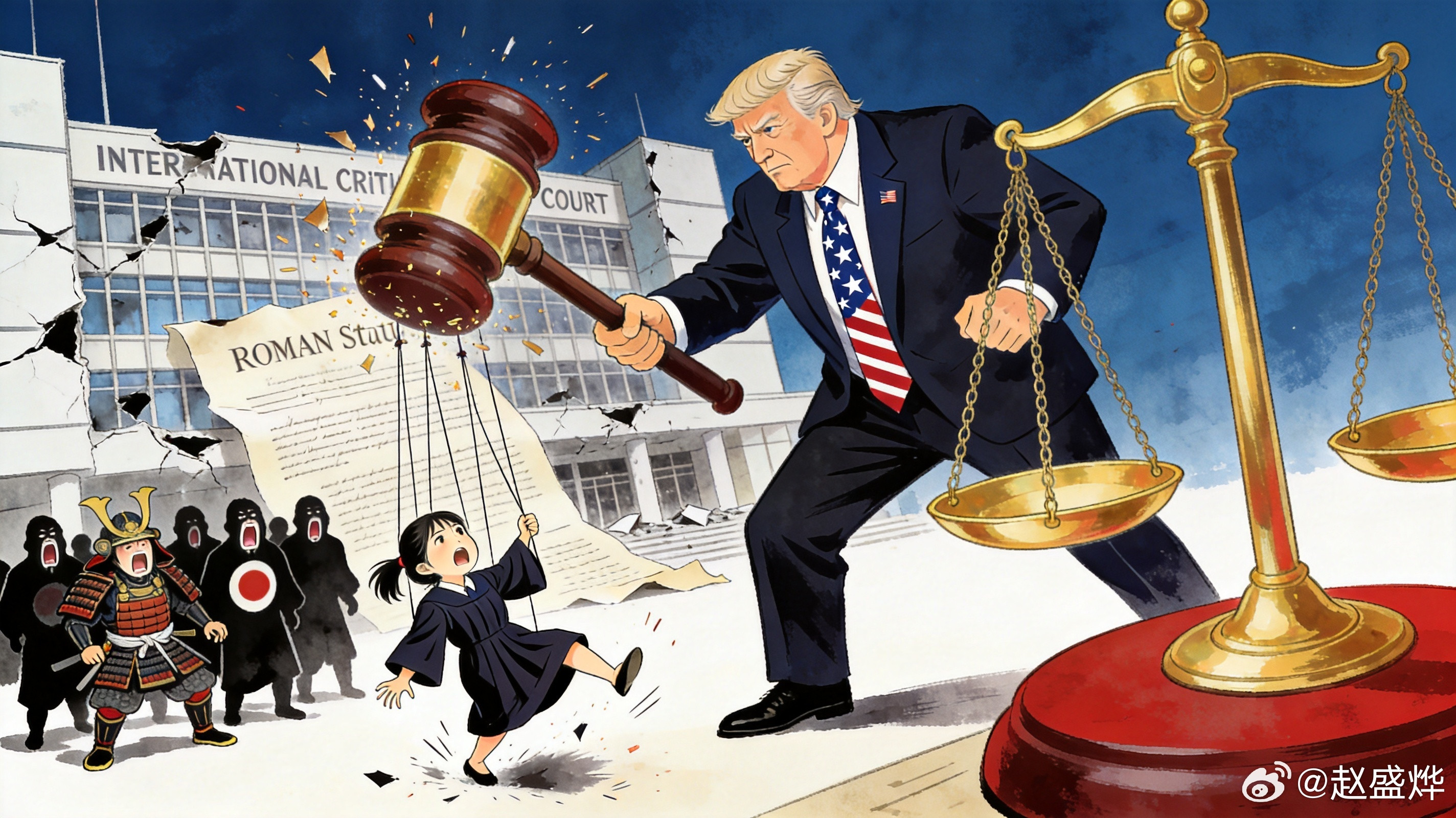 美国制裁国际刑事法院检察官，日本网民先炸了锅美国对国际刑事法院ICC的检察官赤根