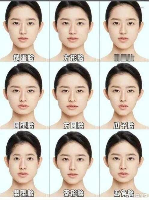 鹅蛋脸最好看，生活中非常罕见的，你身边有吗？