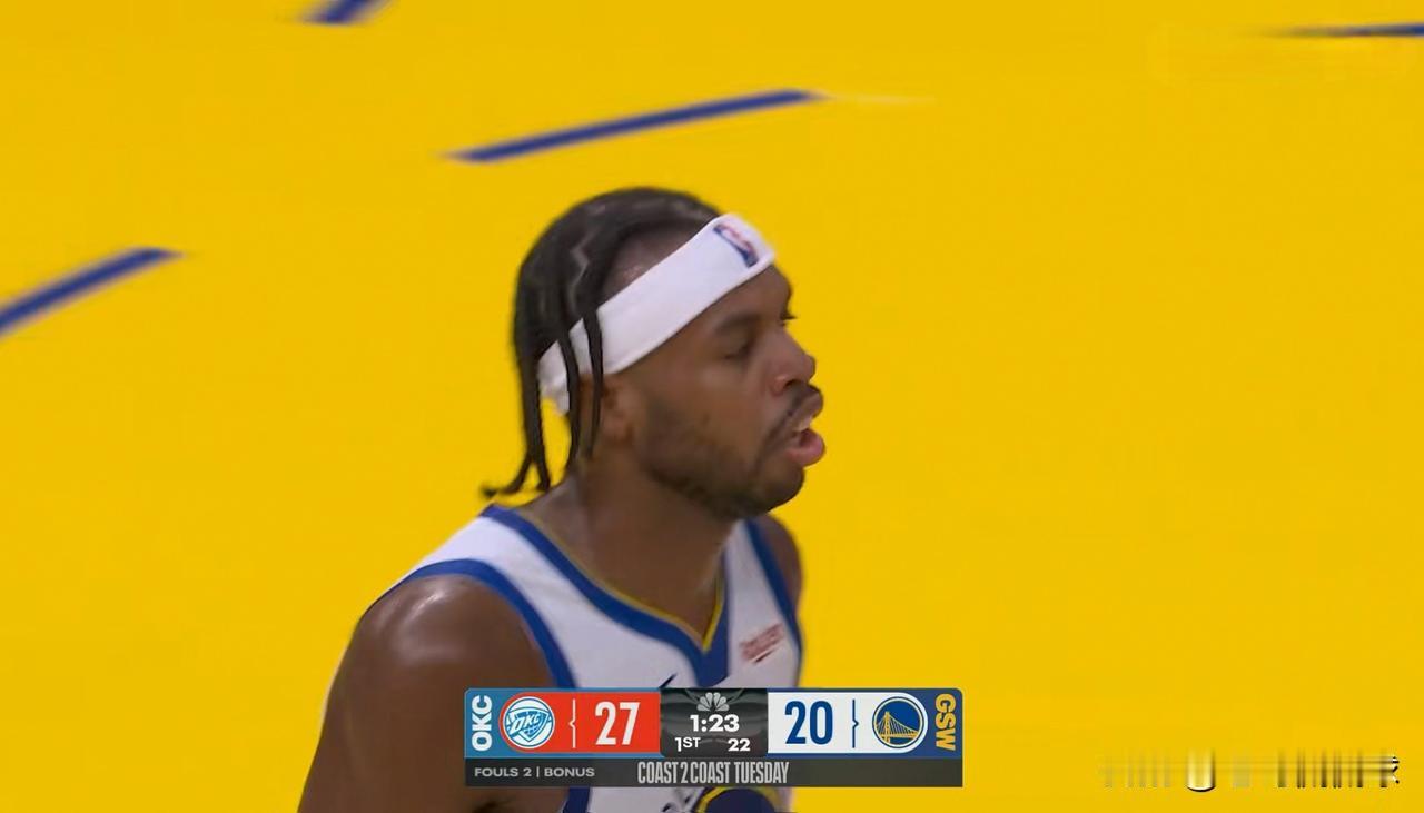 勇士大将希尔德真是烂泥扶不上墙！在今天勇士主场以112：124不敌雷霆的比赛中，